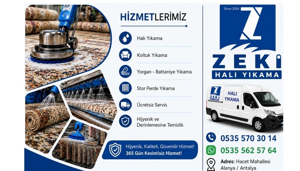 Alanya Hacet Mahallesi Halı Yıkama